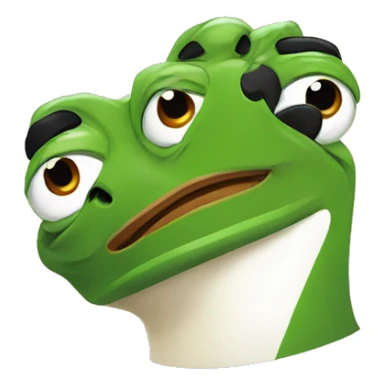 pepe and pengiun  sticker