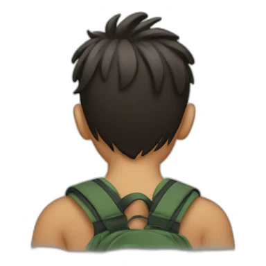 boy's back sticker