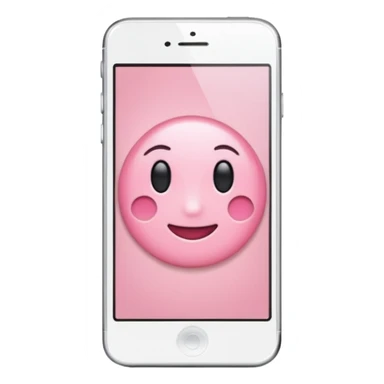 Aesthetic light pink iphone sticker