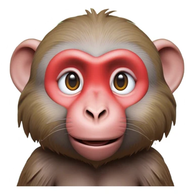 Cinematic Realistic Cute Baboon Portrait Emoji, Head tilted playfully and inquisitively, featuring a compact, sturdy build with a distinctly textured, expressive face characterized by bright, curious eyes and a subtly softened snout, rendered with realistic earthy detail and natural highlights, high shine, affectionate and spirited, styled with a touch of jungle whimsy, soft glowing outline, capturing the essence of a mischievous yet endearing baboon that appears ready to leap playfully out of the screen! sticker