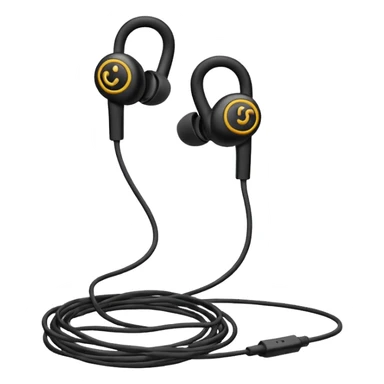 old wired earphones sticker
