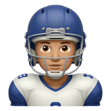 american football player sticker