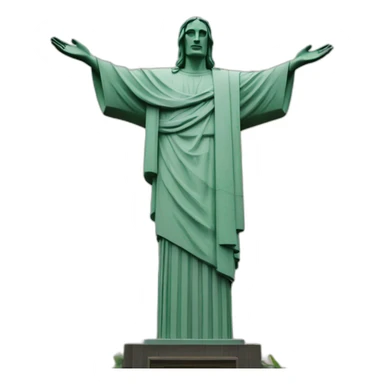 christ redeemer sticker