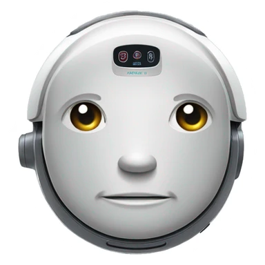 A robot vacuum that looks like a Karen  sticker