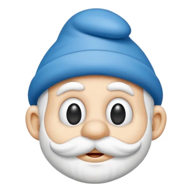 papa smurf  sticker