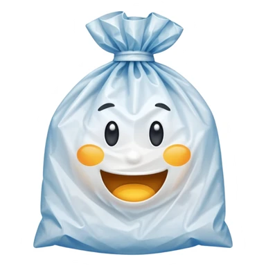 polythene grocery bag sticker