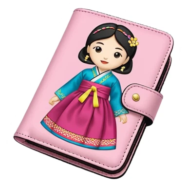 Hanbok wallet
 sticker