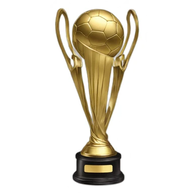 copa libertadores trophy con un 7 impreso sticker
