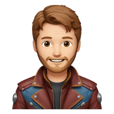marvel rivals starlord face happy sticker