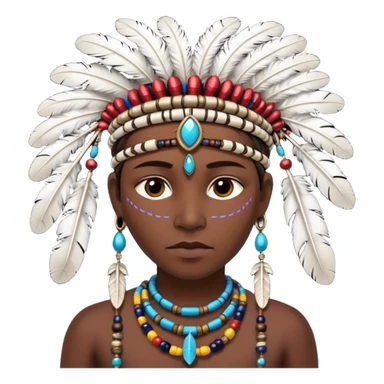 tribal person sticker