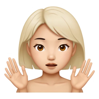 Nasty Asian girl  sticker