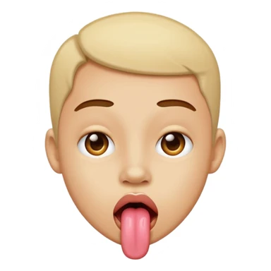 Sticking tongue out when I see fine shyt sticker