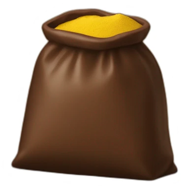 chocolate powder  - yellow bag sticker
