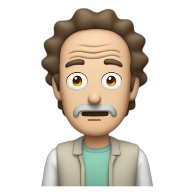 Rick from rick and morty sticker