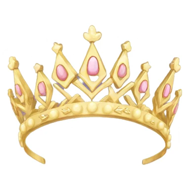 daintygold tiara sticker