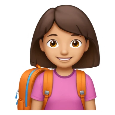 Dora emoji sticker