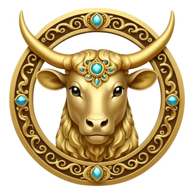 taurus zodiac sign sticker