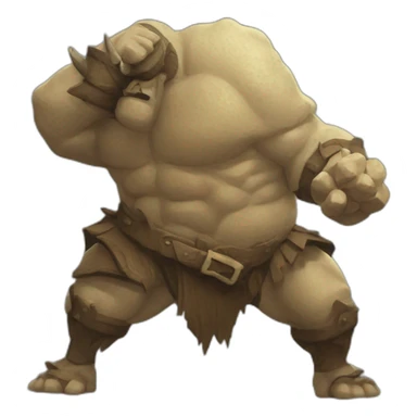 golem vs barbare sticker