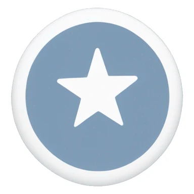 A blue circle with a white checkmark in the center, surrounded by small notches on the edges like a star. sticker