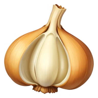 single peeled garlic clove  sticker