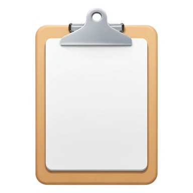 minimalistic clipboard emoji sticker