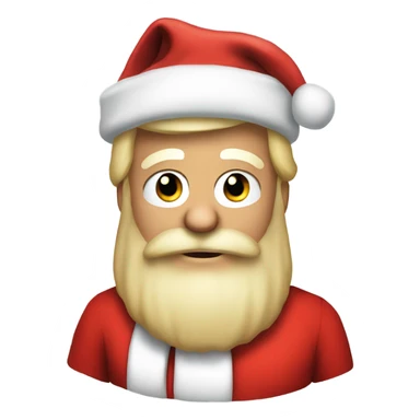 Trump as Santa Clause  sticker