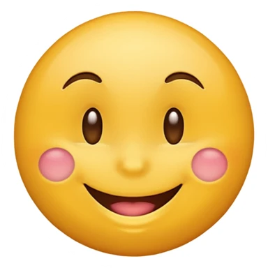 flirty round emoji sticker