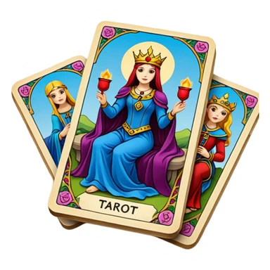 tarot cards sticker