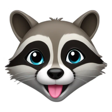 Raccon bikini sticker
