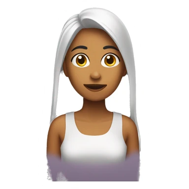 chica presentando un tema  sticker