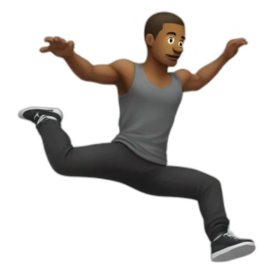 Parkour sticker
