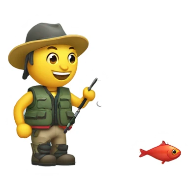 Bobber fishing sticker