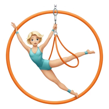 aerial hoop aerialist sticker