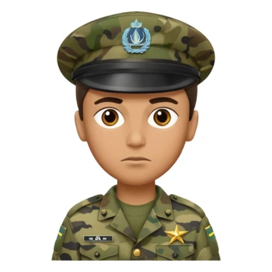 Soldaten in Tarnfarbe der salotiert und den SAS Buchstaben auf der Mütze und Uniform sticker