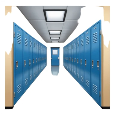 school hallway sticker