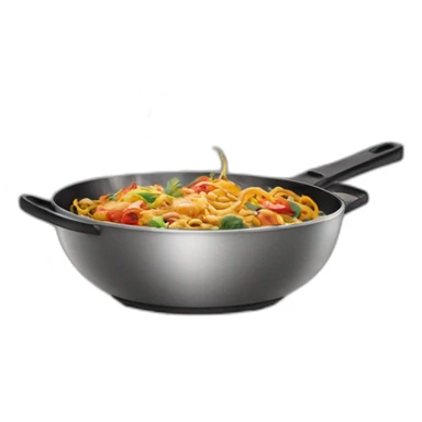 cooking wok sticker