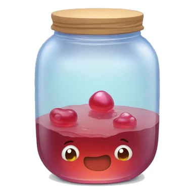 thinking jar of jelly sticker