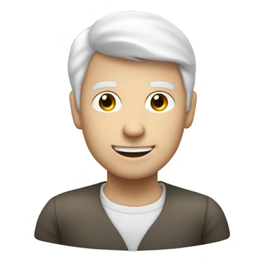 a white-skinned Personal mentor for the development of soft skills with a tablet in his hands sticker