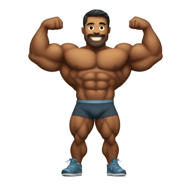 Body builder  sticker