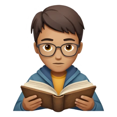jobs book seeker low poly sticker