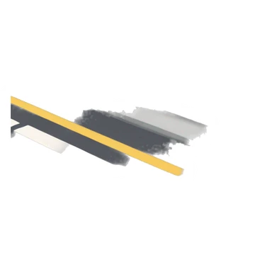 road with a bumper sticker