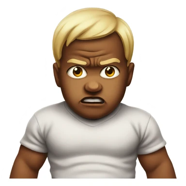 angry baby emoji sticker