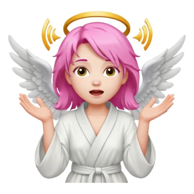 Pink-haired angel singing






























 sticker