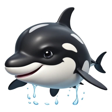 cinematic-comical-orca-portrait-emoji,-head-tilted-dramatically-with-an-exaggeratedly-shocked-expression,-featuring-a-sleek-black-and-white-body-with-wide,-comically-expressive-eyes-full-of-playful-disbelief-and-animated-flippers,-simple sticker