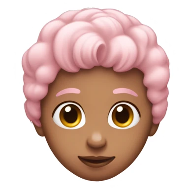 a light baby pink heart sticker