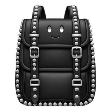 Fais un emoji avec 2 ceinture mal superposés dans le style un peu gothique sticker