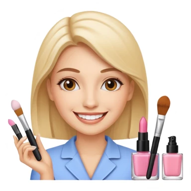 marketing expert women in cosmetics industry sticker