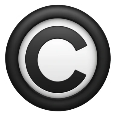 Black circle with a white check on the inside ￼ sticker