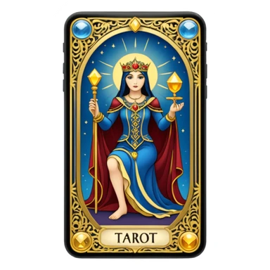 tarot card sticker
