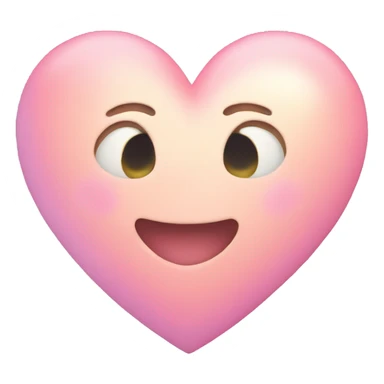 Love heart pastel colored  sticker